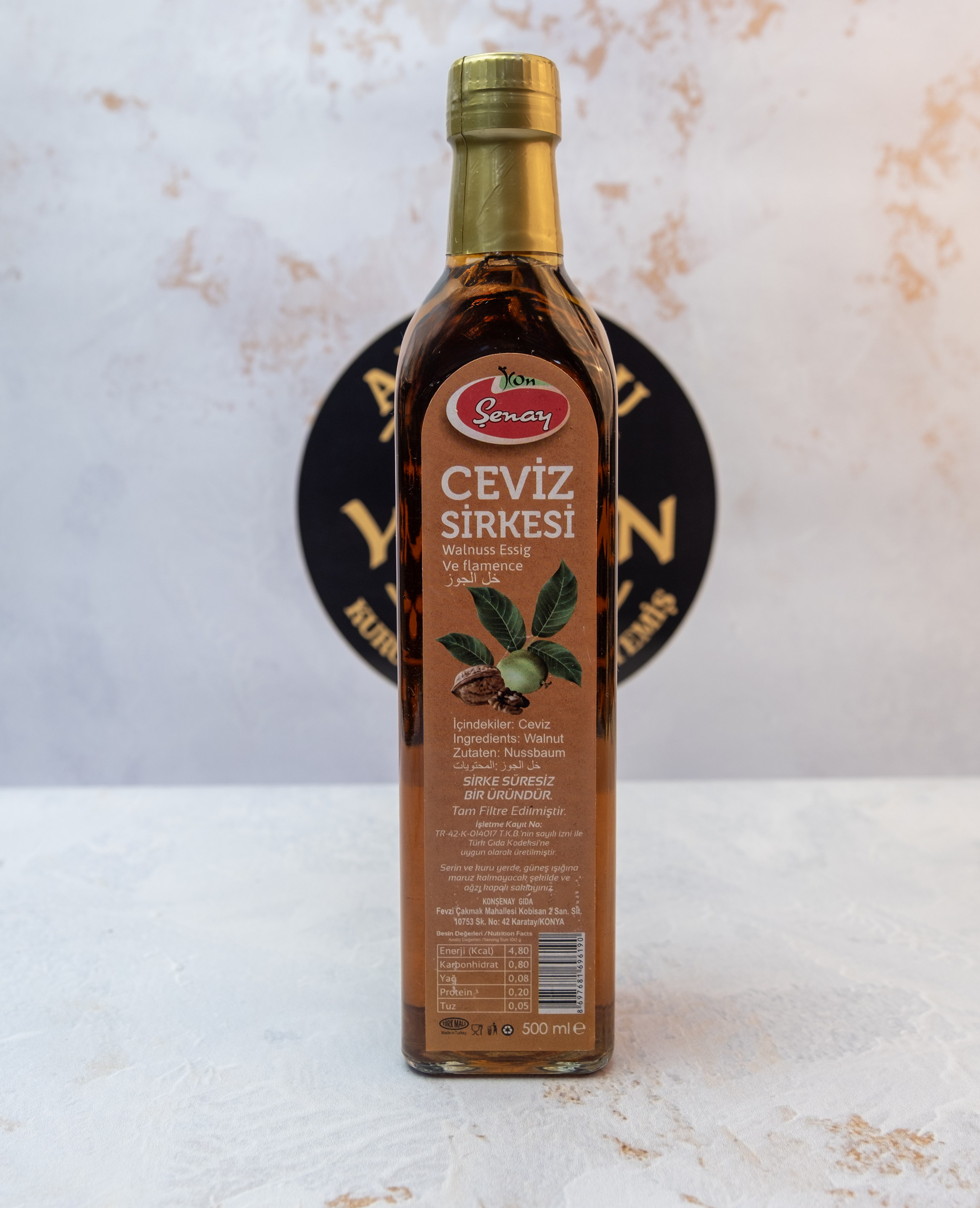 Ceviz Sirkesi 500 ML.