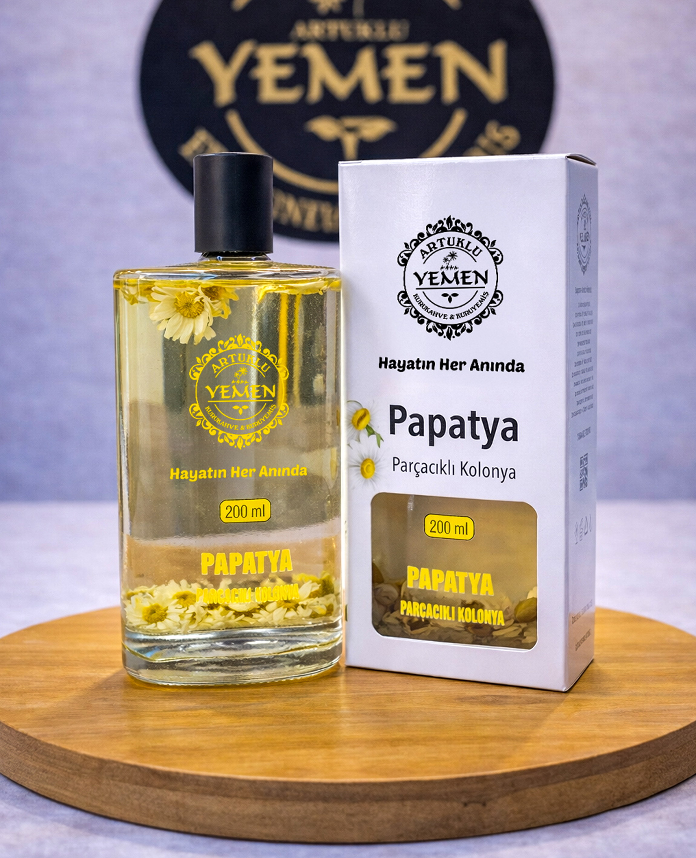 Papatya Parçacıklı Kolonya 200 ML.